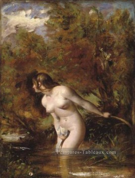 baigneur Tableau Peinture - Musidora Le Baigneur William Etty